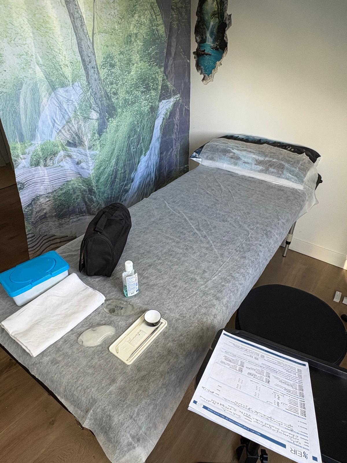 Table de soins cabinet RENAMUS Viroflay